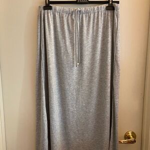 Vince Camuto Heather Gray Maxi Skirt
